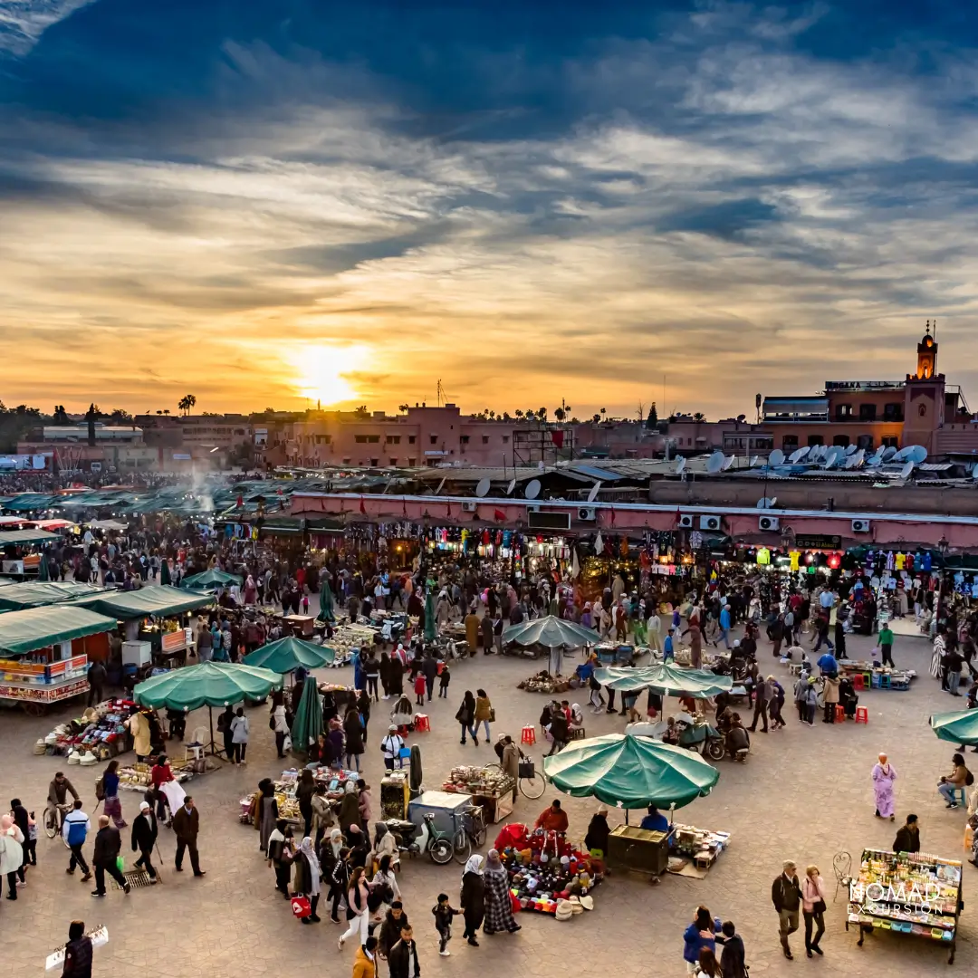 Jemaa elfnaa sunset